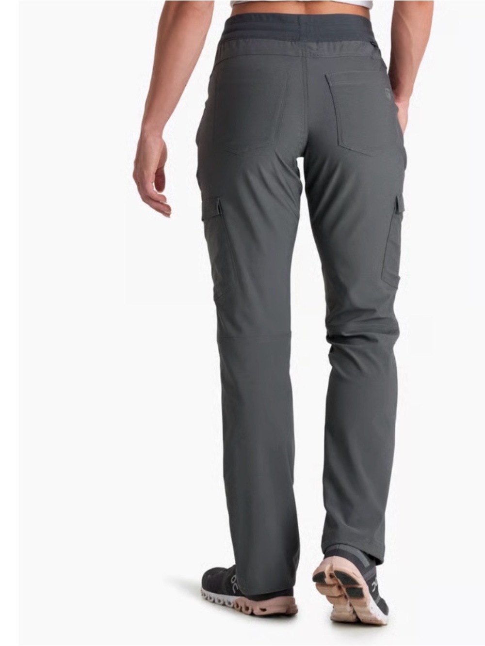 Kuhl Freeflex Move L Short Drawstring Trekr Straight Cargo Pants - Charcoal - Picture 2 of 9
